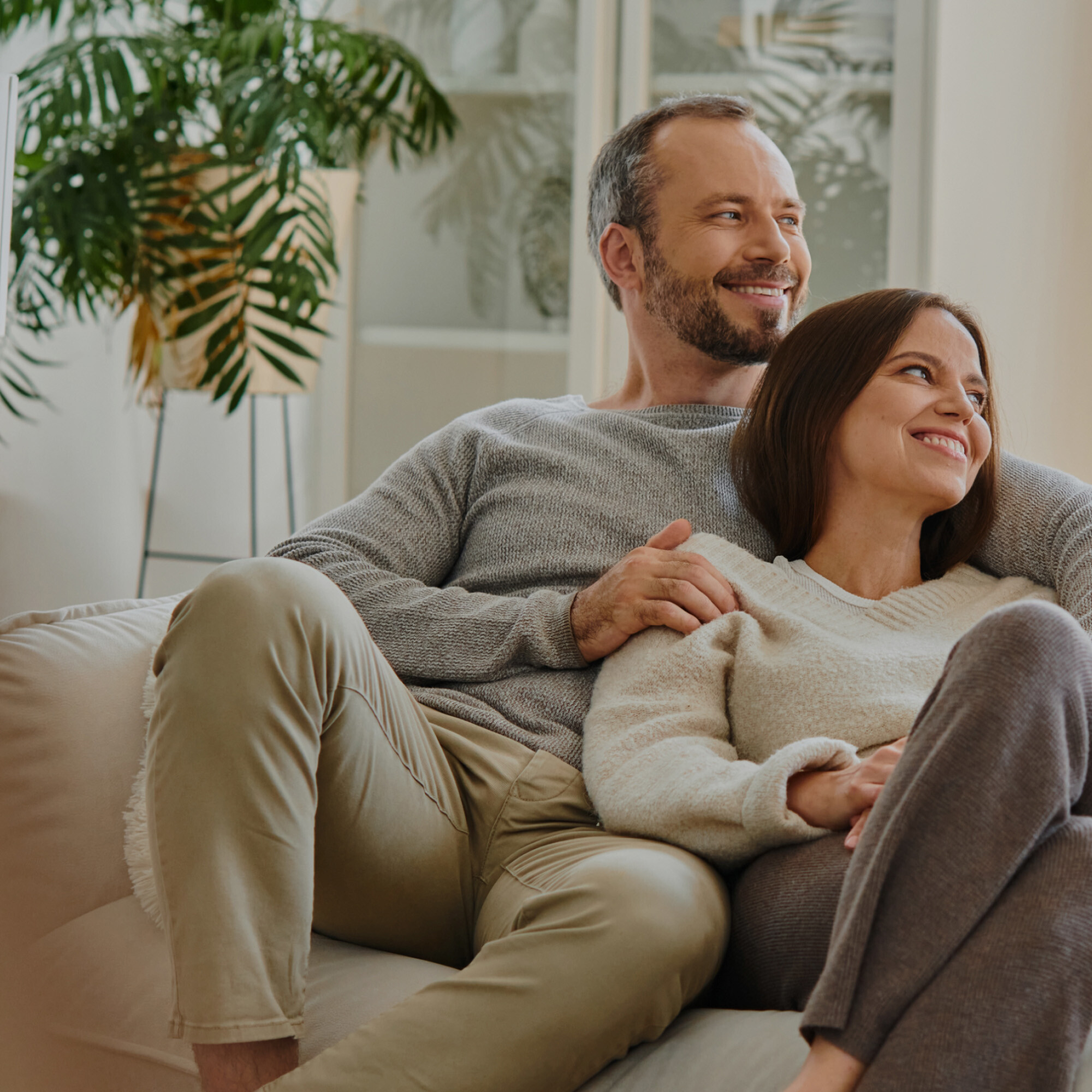 Couple on the couch